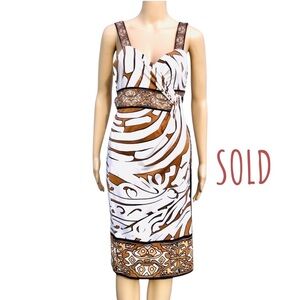 Diane Von Furstenburg silk dress Sz 8